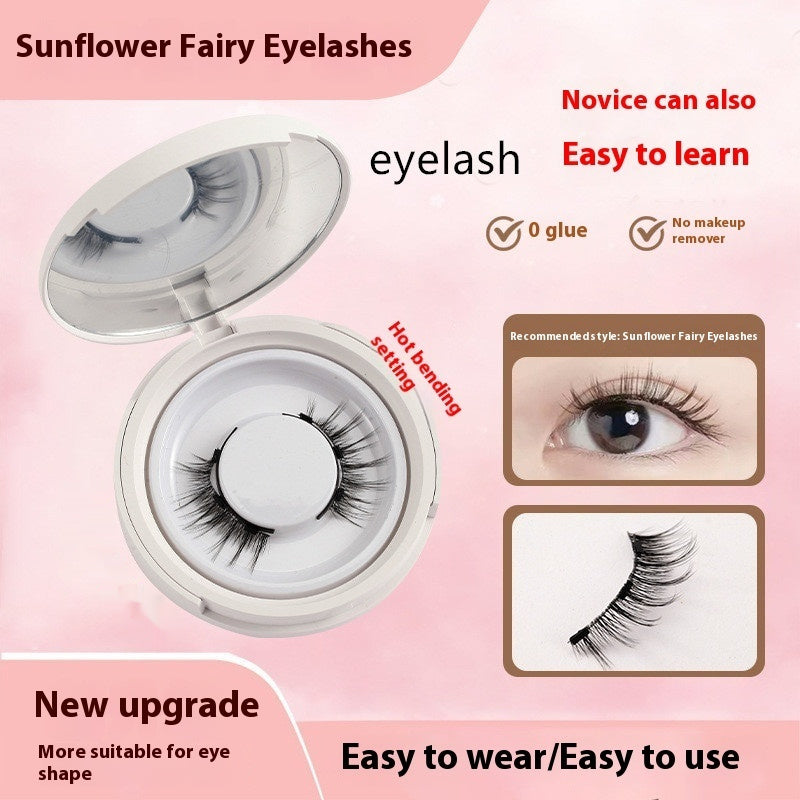 Magnetic Suction False Eyelashes – Little Devil Supernatural Look, No-Glue Magnet Lash Set