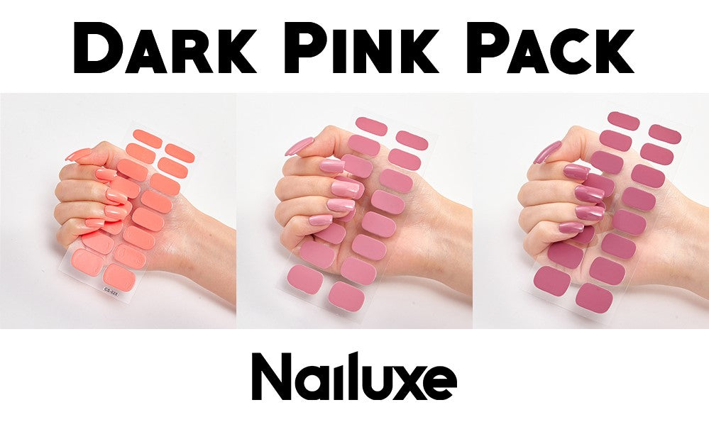 Pure Color 16-Pack Nail Stickers – Easy DIY Nail Art Sheets