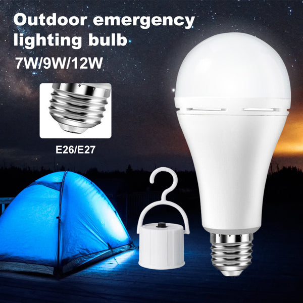 R70 LED Fast Charging Bulb with Built-in Battery & Hook
