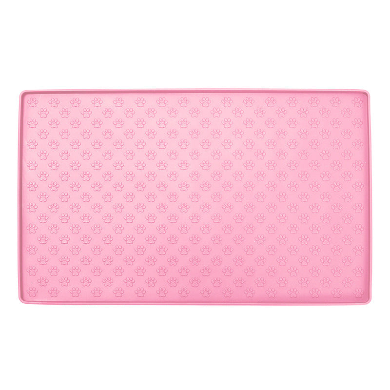 Waterproof Silicone Pet Mat – Easy-to-Clean Dog & Cat Placemat | Square Pet Feeding Mat