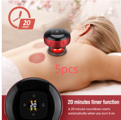 Electric Vacuum Cupping Massage Set – Anti-Cellulite Body Therapy & Slimming Massager