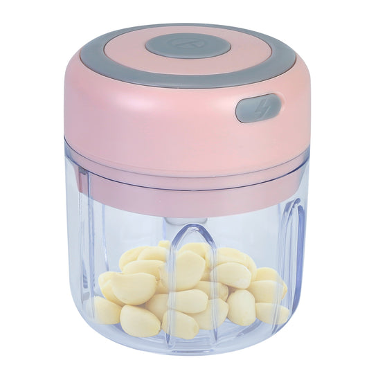 Mini Electric Garlic Chopper 8.45oz – Cordless Rechargeable Food Mincer