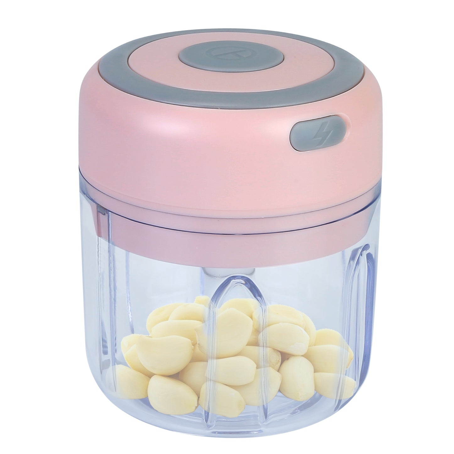 Mini Electric Garlic Chopper 8.45oz – Cordless Rechargeable Food Mincer