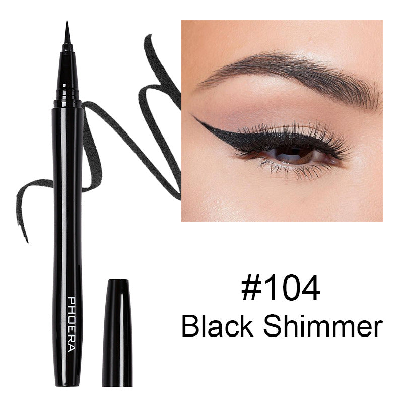 PHOERA Precision Liquid Eyeliner – Waterproof, Long-Lasting, Straight Tip