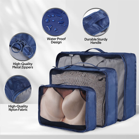 Home Fashion Simple Solid Color Storage Bag – Foldable Closet Organizer