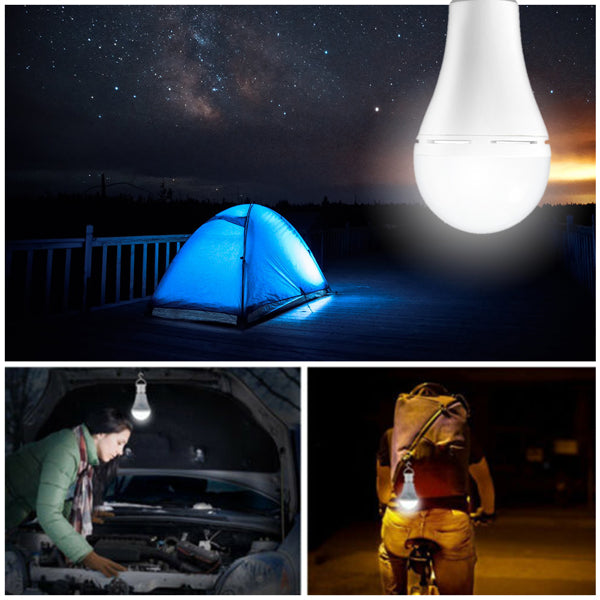 R70 LED Fast Charging Bulb with Built-in Battery & Hook