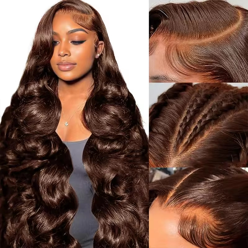 HD Brown Lace Front Wig 13x4 | Vietnamese Human Hair