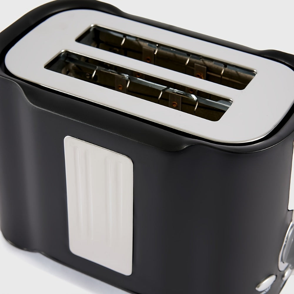 2-Slice Stainless Steel Toaster Wide Slots Quick Even Toast