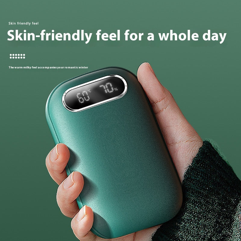 Large Capacity Double-Sided USB Hand Warmer With Digital Display