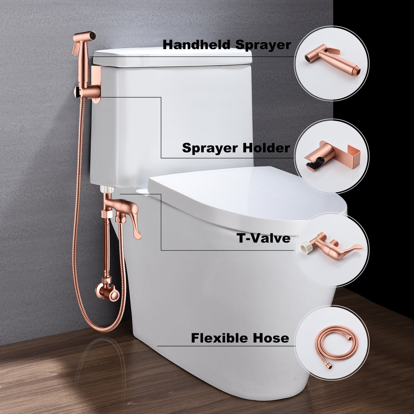 Handheld Pet Shower & Toilet Spray Gun – Multi-Purpose Washing Tool