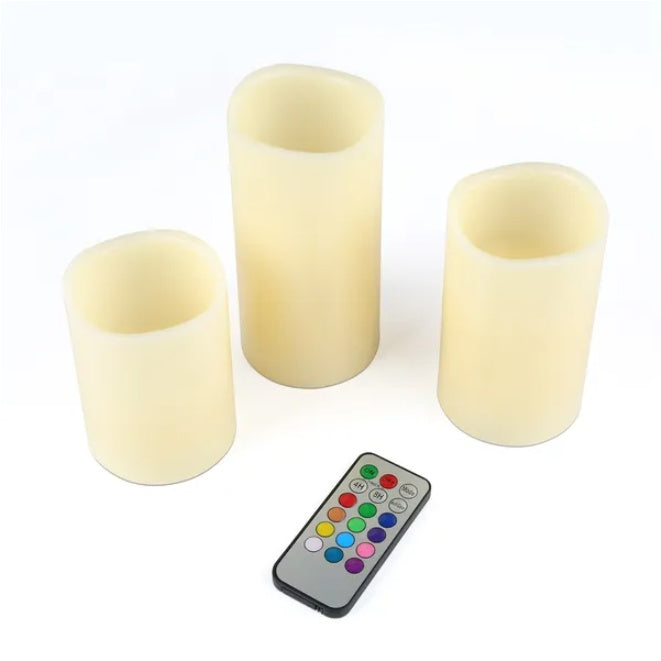 Wireless Battery-Powered LED Flashing Candle