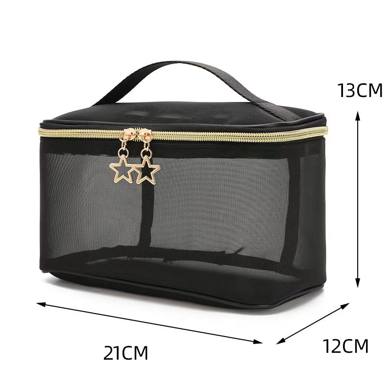 2PCS Hanging Toiletry & Makeup Bag – Double-Layer Portable Cosmetic Case