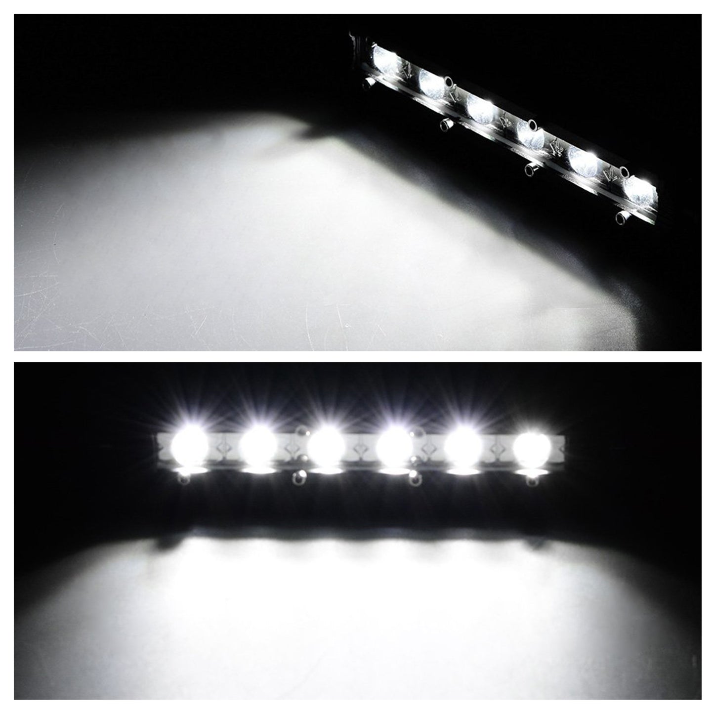 7-Inch LED Light Bar 18W Single Row Offroad Work Light