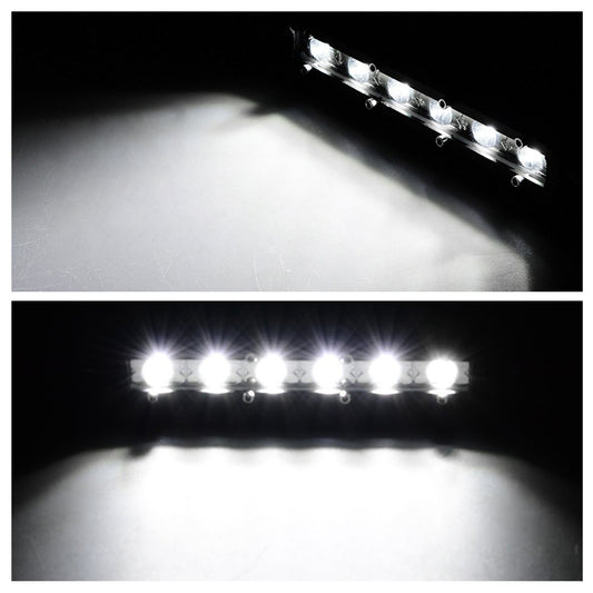 7-Inch LED Light Bar 18W Single Row Offroad Work Light