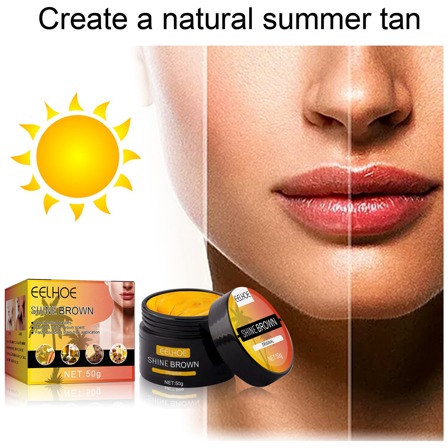Moisturizing Body Tanner for Wheat Complexion – Even, Sun-Kissed Glow