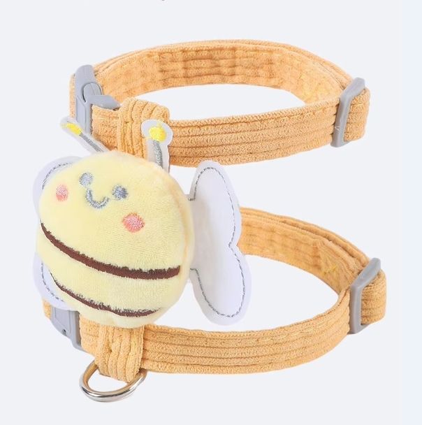 Wing-Shaped Cat Harness & Leash Set – Decorative Small Pet Walking Vest