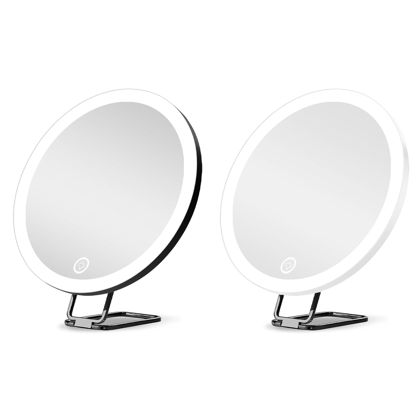 1Pc 30X Magnifying Makeup Mirror with Light & Tools – Travel Friendly