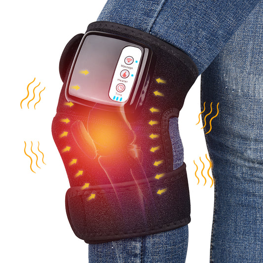 Infrared Heated Knee & Elbow Massager Wrap – Vibration Pain Relief Support