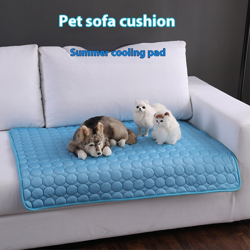 Extra Large Cooling Mat for Dogs & Cats – Summer Pet Bed, Ice Pad Blanket, Durable Pet Sofa Accessory