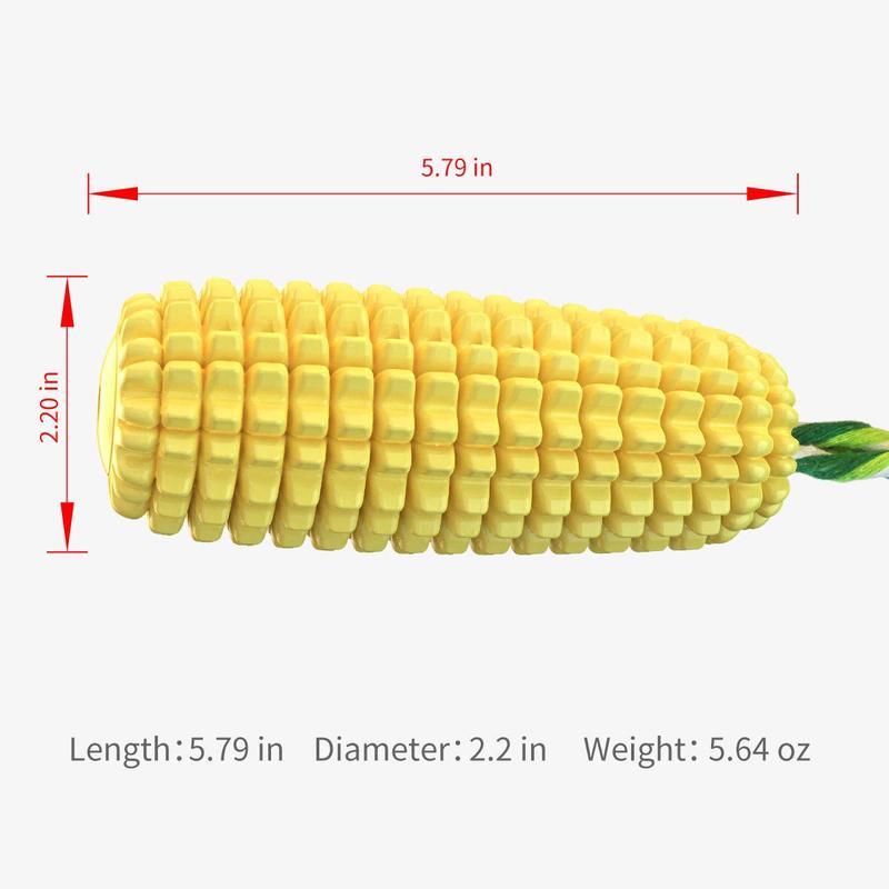 PROKEl Corn Stick Dog Chew Toy – Squeaky Rope for Small, Medium & Large Breeds, 5.8"