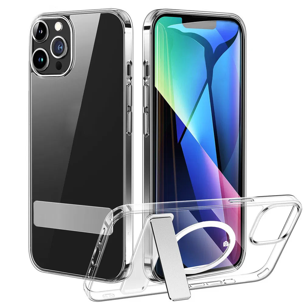 Transparent magnetic phone case for iPhone