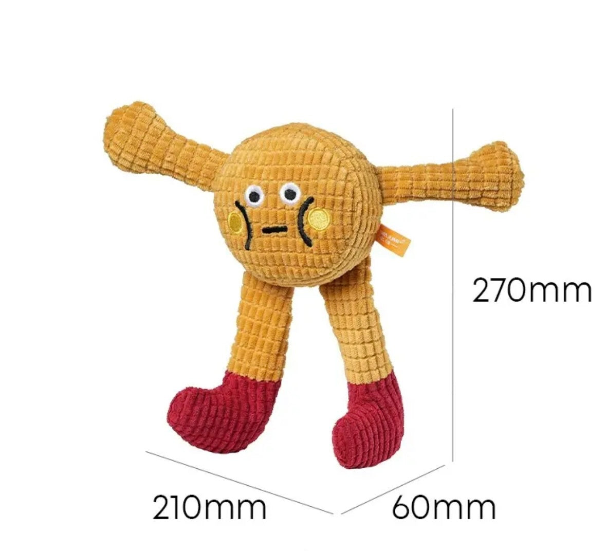 Adorable Squeaky Catnip Chew Toy for Cats & Dogs – Durable, Fun, and Teeth-Cleaning