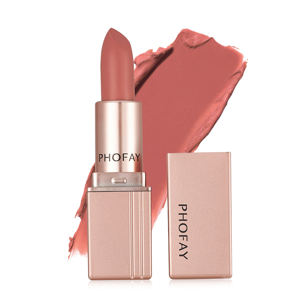PHOFAY Long-Lasting Matte Lipstick – Smooth, Bold, & Hydrating Lip Color