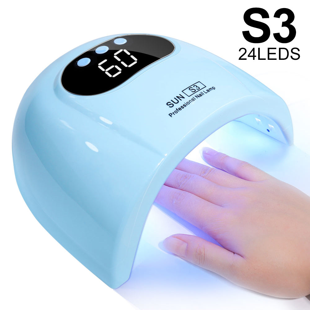 UV LED Nail Lamp With 3 Timers, Smart Sensor & LCD Display for Gel Nails