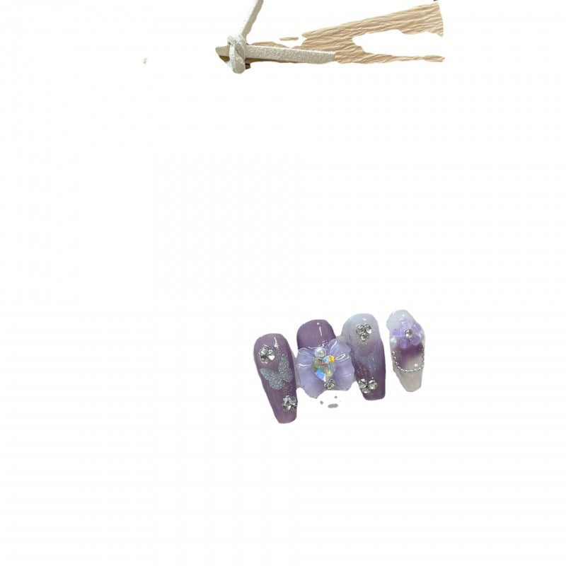 Wear Nail Pure Handmade Manicure – Reusable Press-On Nails, Custom Artisan Nail Art Set