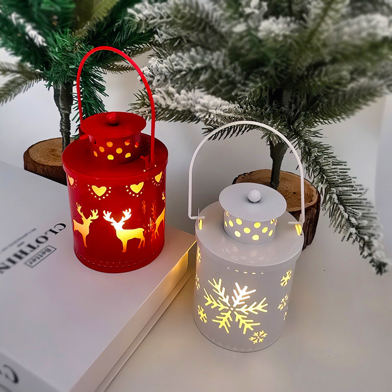 Christmas LED Candle Lanterns – Nordic Style Electronic Holiday Decorations