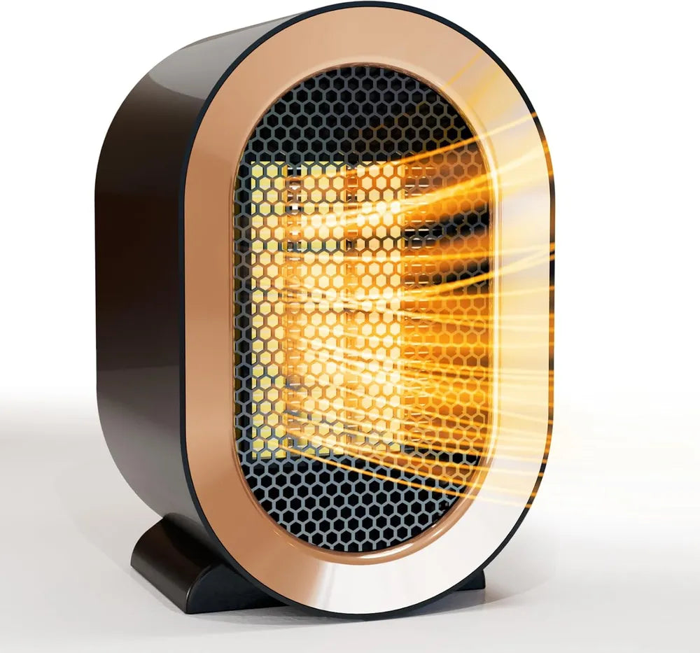 1200W Electric Space Heater Portable Two-Speed Indoor Fan White
