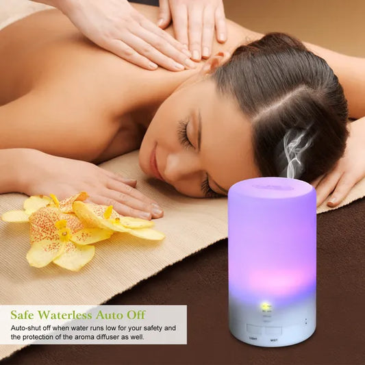 Mini Ultrasonic Cool Mist Humidifier Aroma Diffuser LED