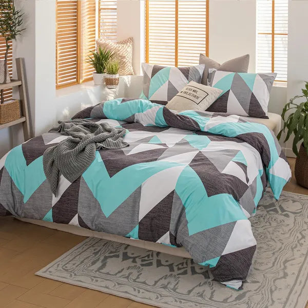 2-Piece Twin Duvet Cover Set – 1 Duvet Cover & 1 Pillowcase, Multiple Styles