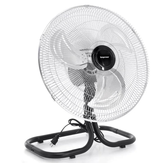 Impress 18-Inch 2-in-1 Chrome Hi-Speed Oscillating Industrial Fan