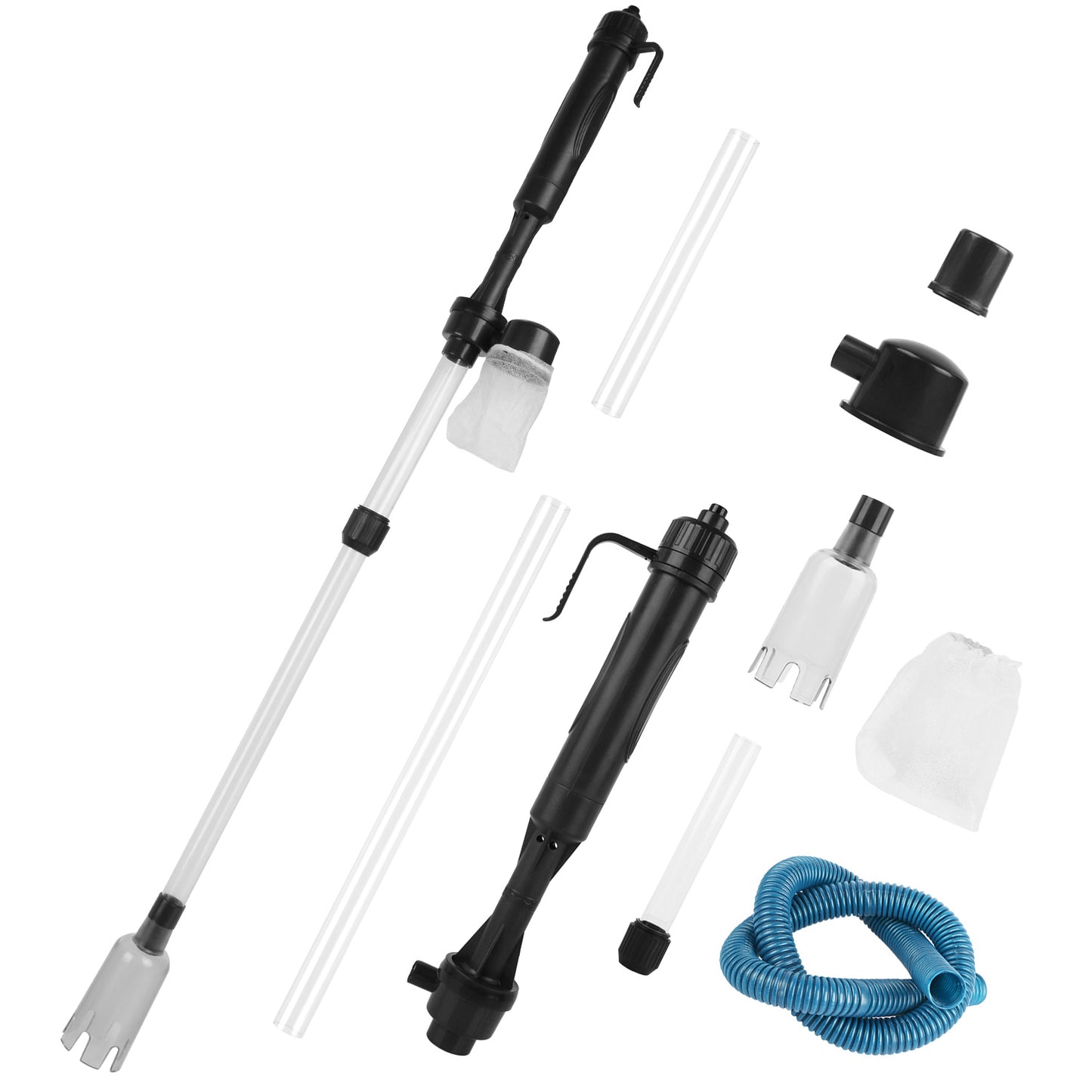 Battery-Operated Aquarium Gravel Vacuum Cleaner – Fish Tank Water & Gravel Cleaner