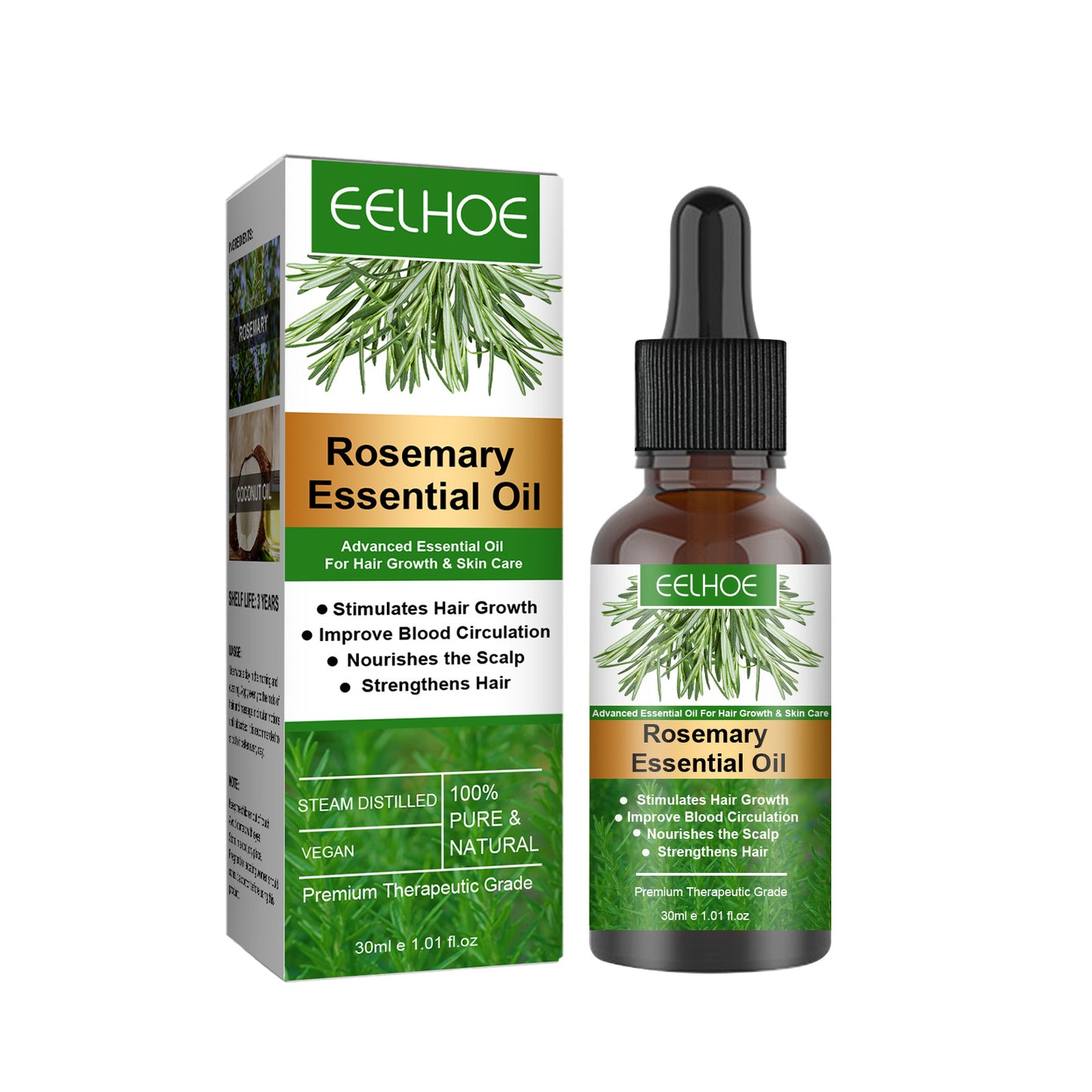 Rosemary Anti-Breakage Nourishing Hair Oil – Strengthen & Repair Hair