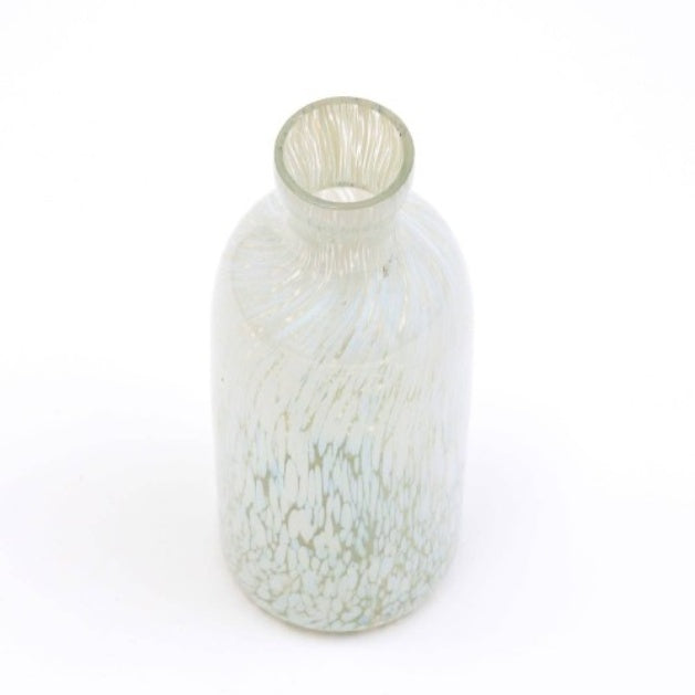 Large Decorative Splatter Glass Bottle Vase – Modern Home Décor Flower Vase