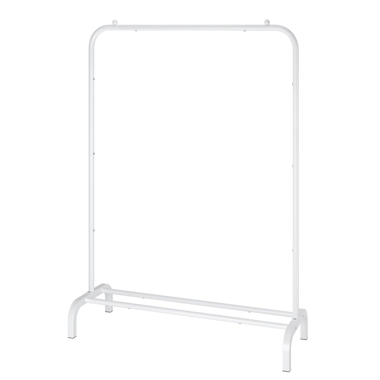 Freestanding Garment Rack with Bottom Shelf – 33lbs Heavy Duty Clothing Rack Organizer