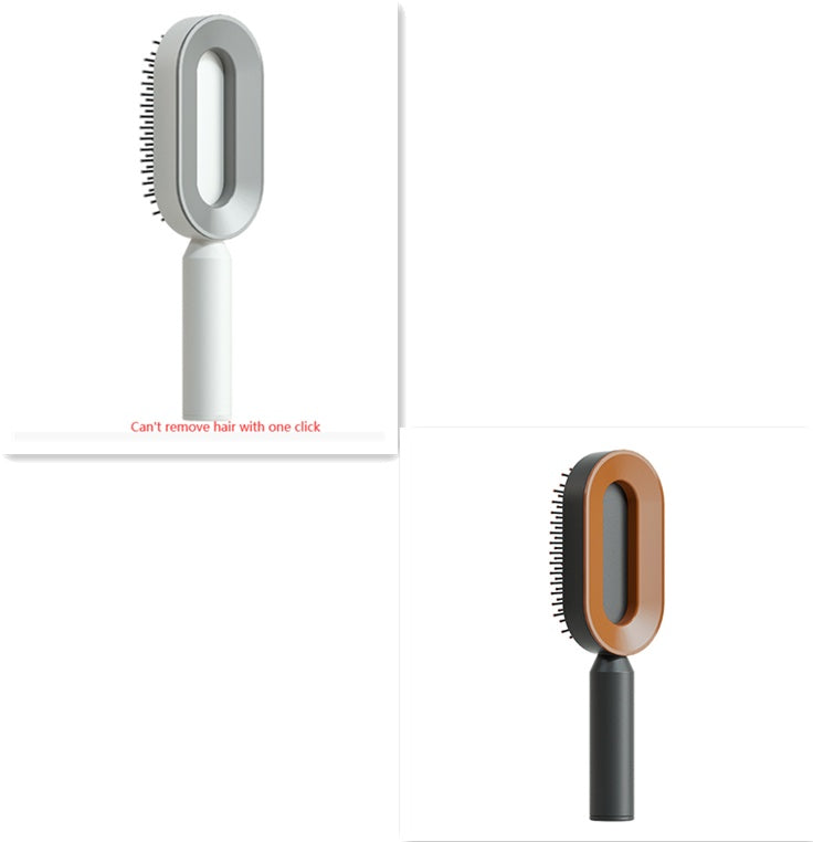 Self-Cleaning Hair Brush – Scalp Massage & Anti-Static Comb