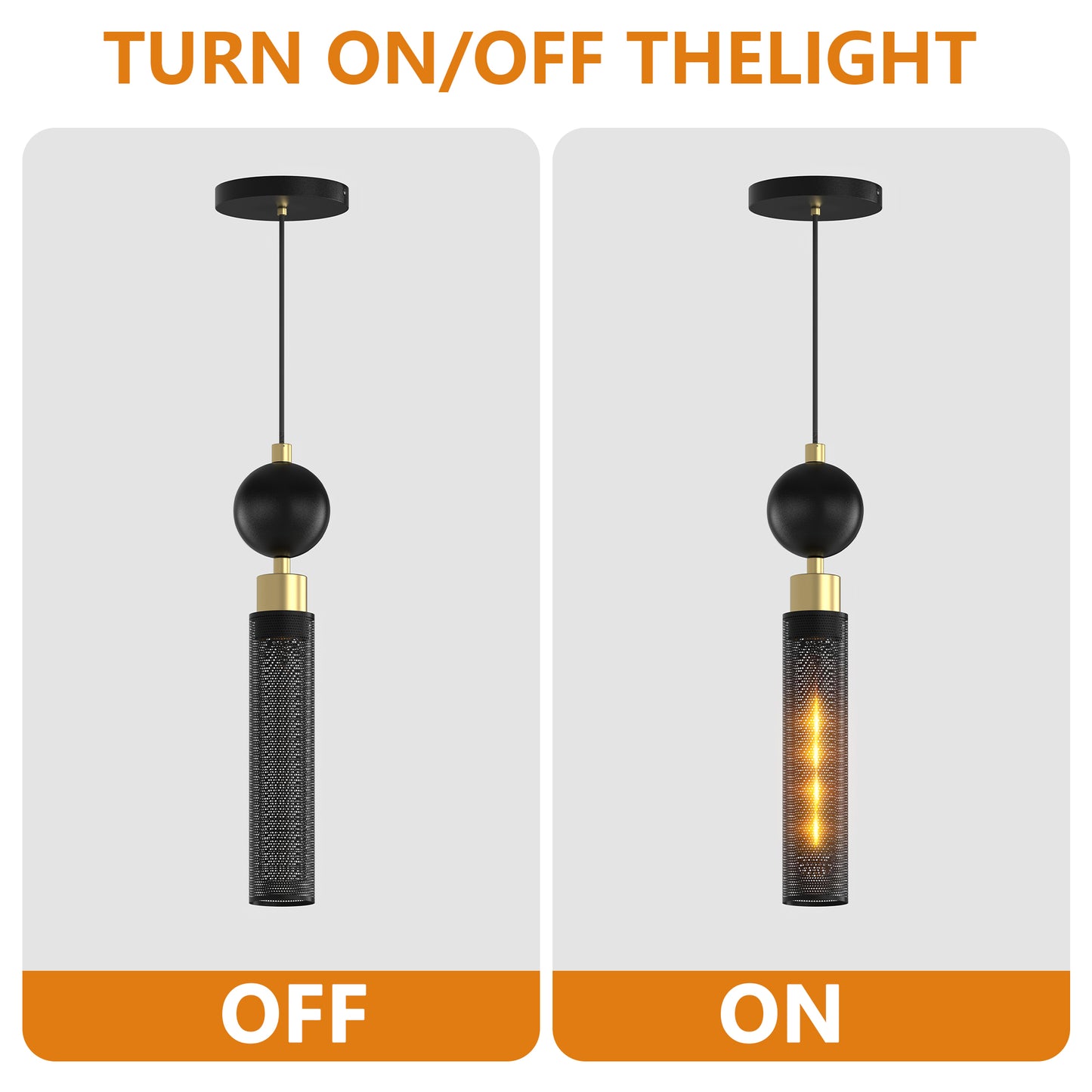 Modern Black Wrought Iron Pendant Light Adjustable Kitchen Island Chandelier