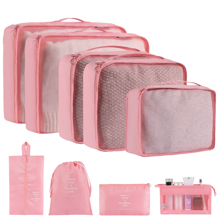Home Fashion Simple Solid Color Storage Bag – Foldable Closet Organizer