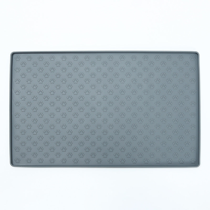 Waterproof Silicone Pet Mat – Easy-to-Clean Dog & Cat Placemat | Square Pet Feeding Mat