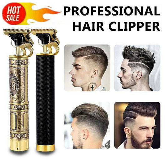 USB Rechargeable Electric Hair Clippers & Beard Trimmer for Men