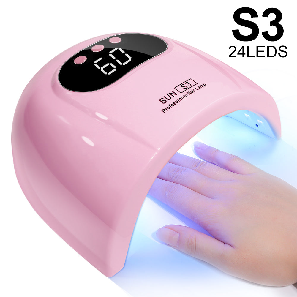 UV LED Nail Lamp With 3 Timers, Smart Sensor & LCD Display for Gel Nails