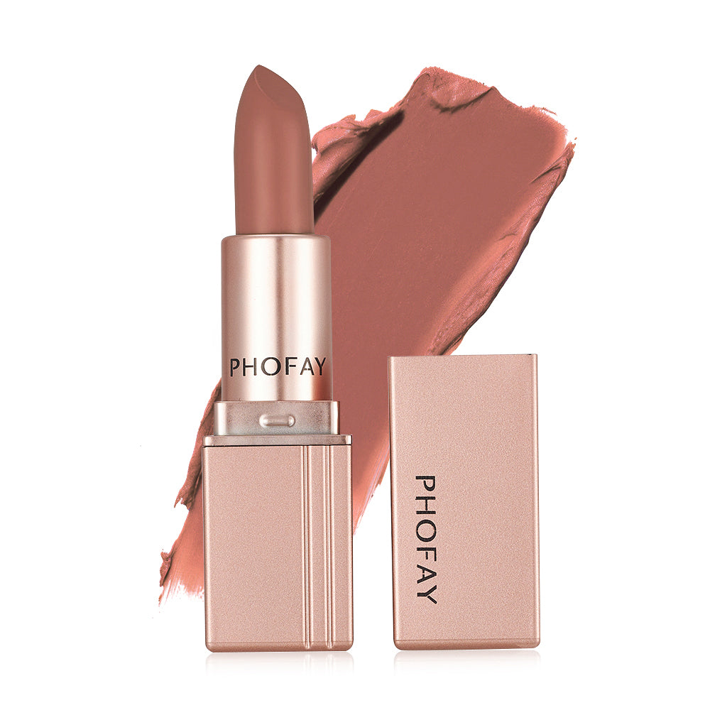 PHOFAY Long-Lasting Matte Lipstick – Smooth, Bold, & Hydrating Lip Color