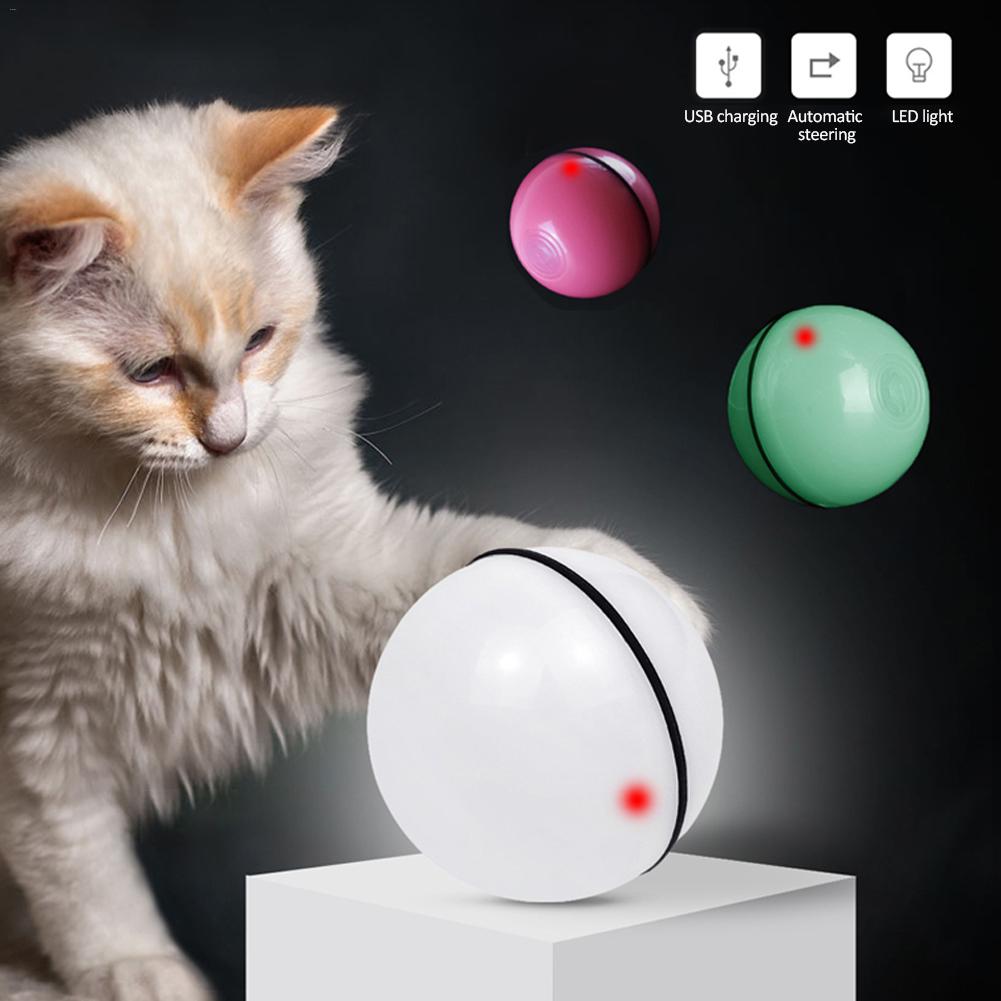 Interactive LED Laser Cat Toy Ball – Automatic Rolling Pet Entertainment