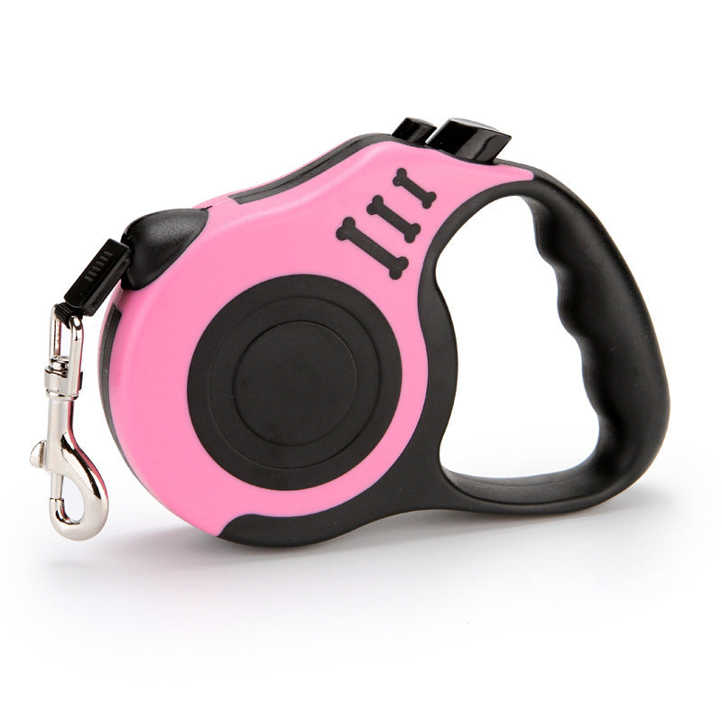 Automatic Retractable Dog Leash – Telescopic Traction Rope with One-Button Lock