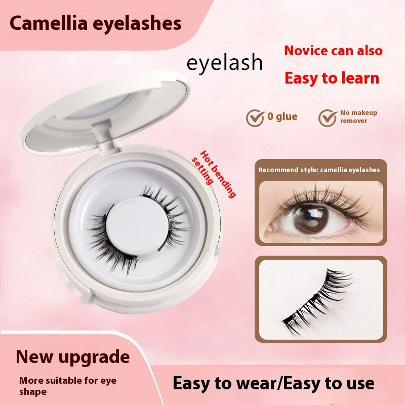 Magnetic Suction False Eyelashes – Little Devil Supernatural Look, No-Glue Magnet Lash Set