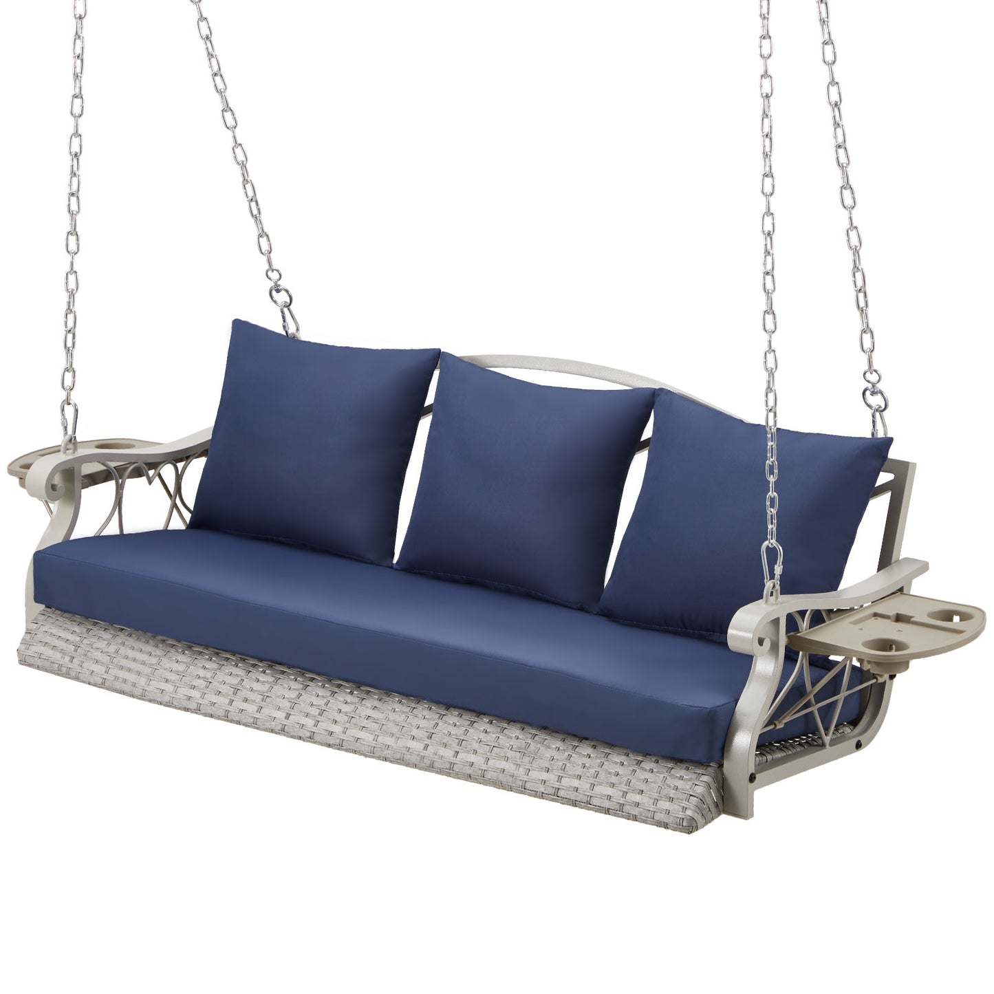 Porch Swing Basket – Outdoor Hanging Chair for Relaxation