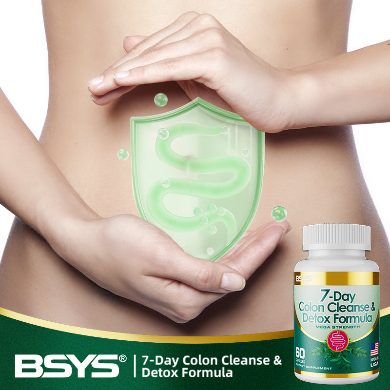 7-Day Colon Cleanse & Detox Formula Capsules – Digestive Support & Gut Health Supplement